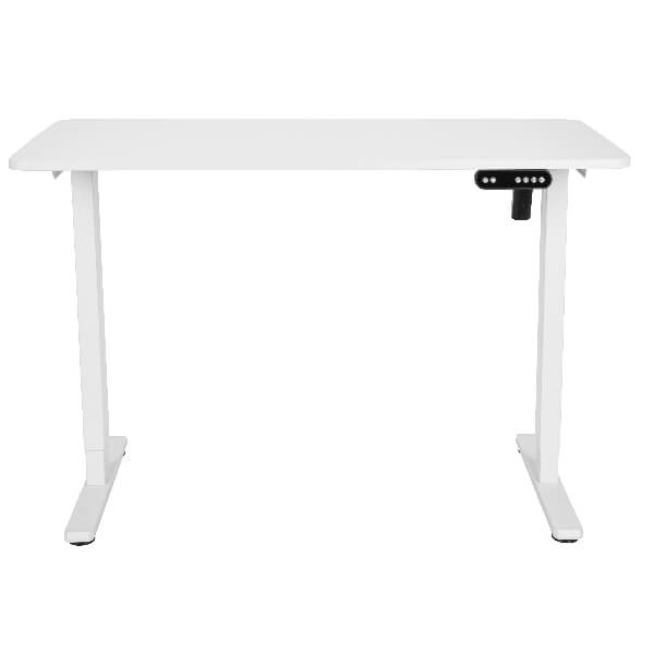 Computer Desk 2E 2E-CE120W-MOTORIZED, White