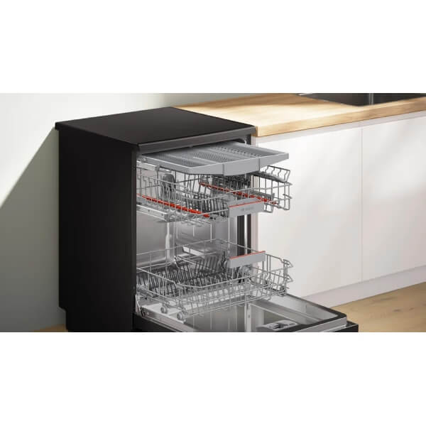 ჭურჭლის სარეცხი მანქანა Bosch SMS4IMB62Q, D, Dishwasher, Black