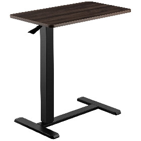 Compact Desk 2E 2E-CE710BD-MECHANIC, Dark Wood/Black