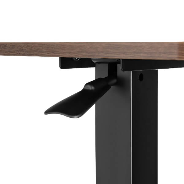 Compact Desk 2E 2E-CE710BD-MECHANIC, Dark Wood/Black
