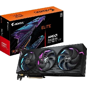 Graphic Card Gigabyte GV-R9070XTAORUS_E-16GD AORUS ELITE, Radeon RX9070XT, 16GB, 256bit, HDMI, DP, Black