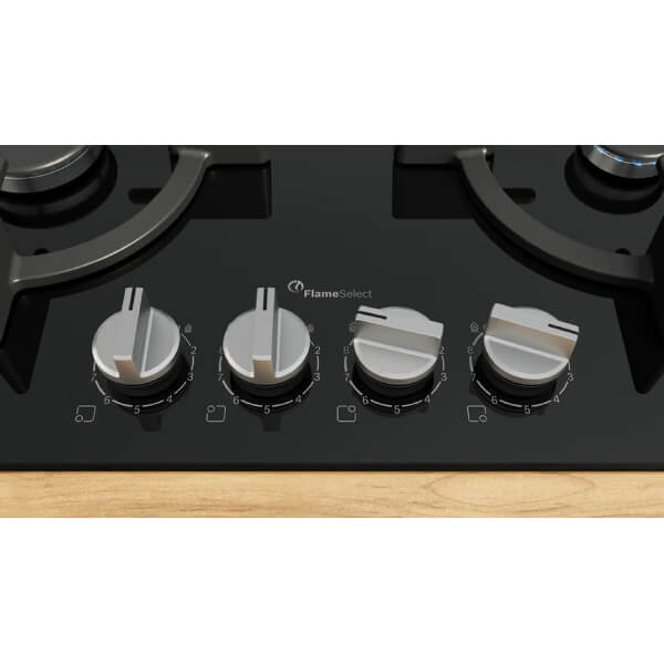 ჩასაშენებელი ქურის ზედაპირი Bosch PPH6A6I10, Built-in Gas Cooktop, Black
