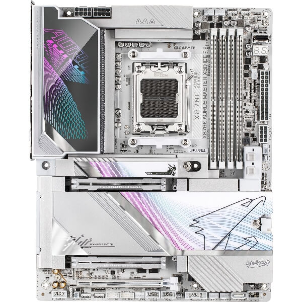 Motherboard Gigabyte X870E A MASTER X3D ICE, AM5, DDR5, 256GB