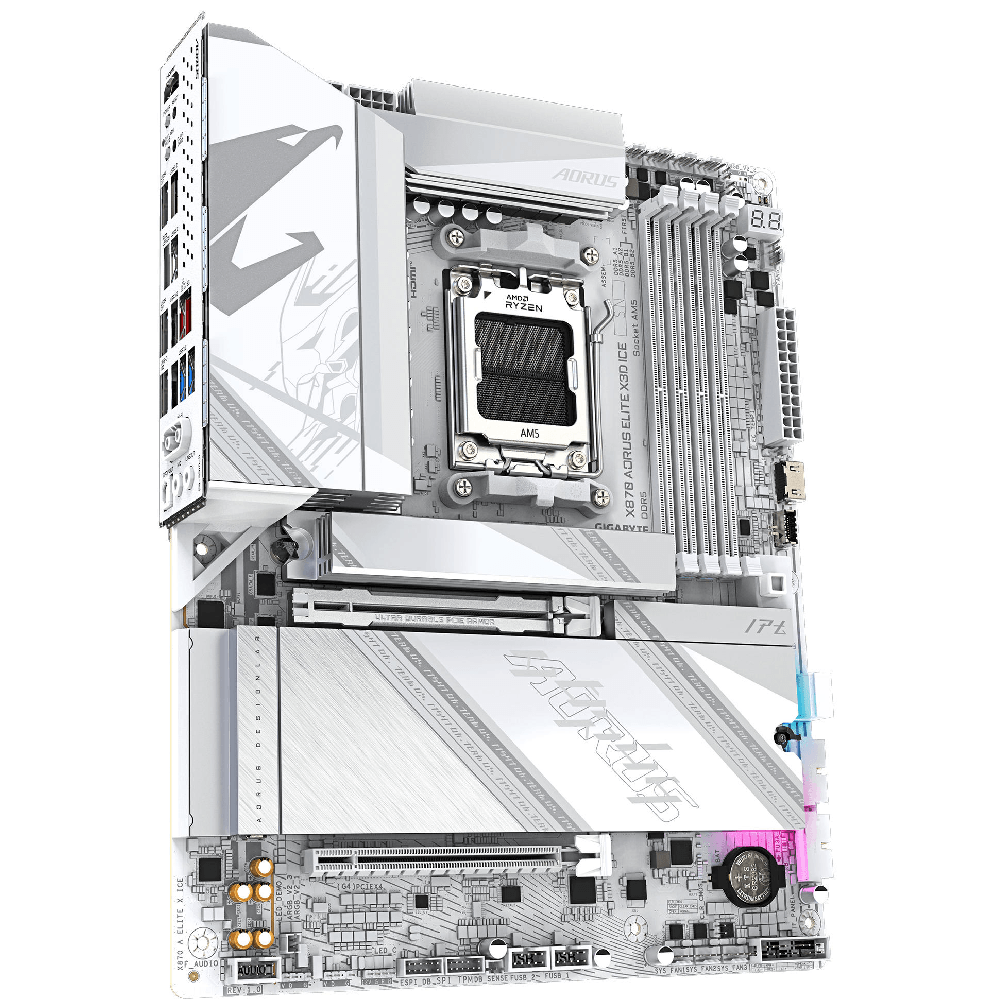 Motherboard Gigabyte X870 A ELITE X3D ICE, AM5, DDR5, 256GB
