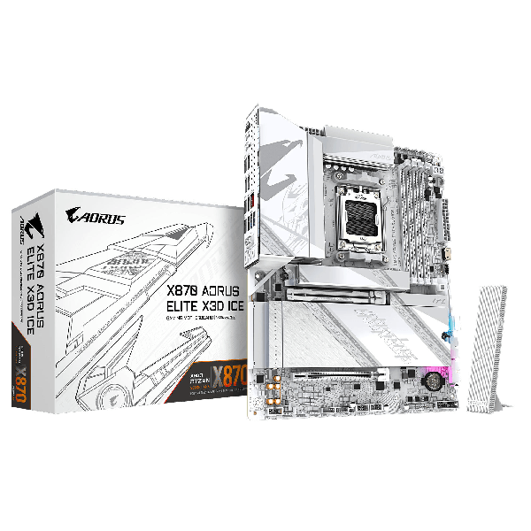 Motherboard Gigabyte X870 A ELITE X3D ICE, AM5, DDR5, 256GB