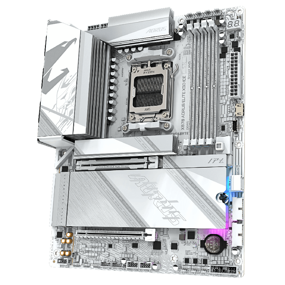 Motherboard Gigabyte X870 A ELITE X3D ICE, AM5, DDR5, 256GB