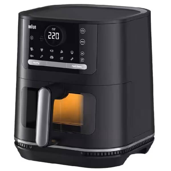 აეროგრილი Braun HF5055IBK, 2000W, 6L, Air Fryer, Black