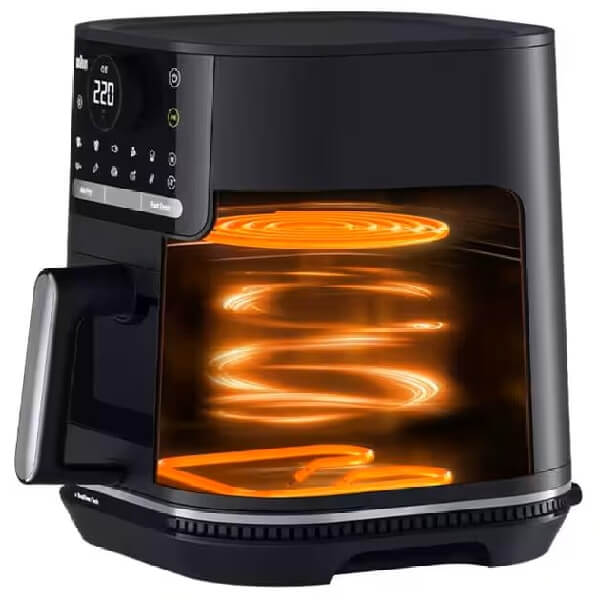 აეროგრილი Braun HF5055IBK, 2000W, 6L, Air Fryer, Black