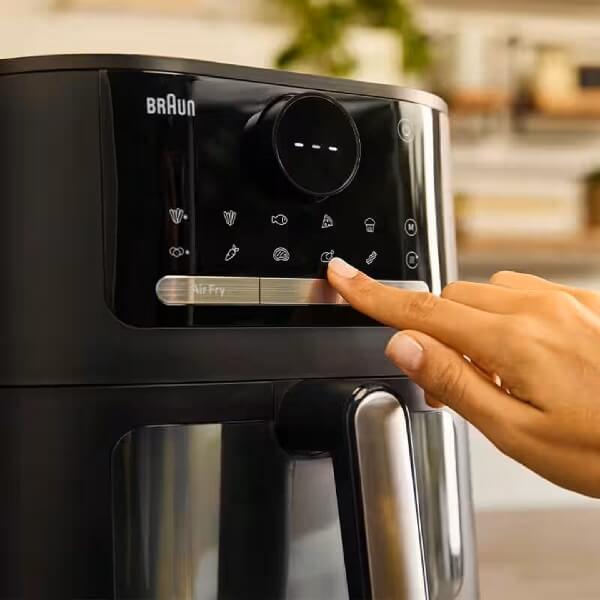 აეროგრილი Braun HF5055IBK, 2000W, 6L, Air Fryer, Black