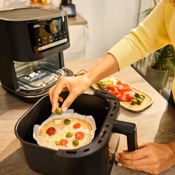 აეროგრილი Braun HF5055IBK, 2000W, 6L, Air Fryer, Black