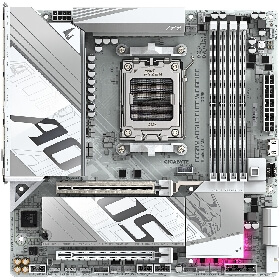 Motherboard Gigabyte B850M AORUS ELITE WF6E ICE, AM5, DDR5, 256GB