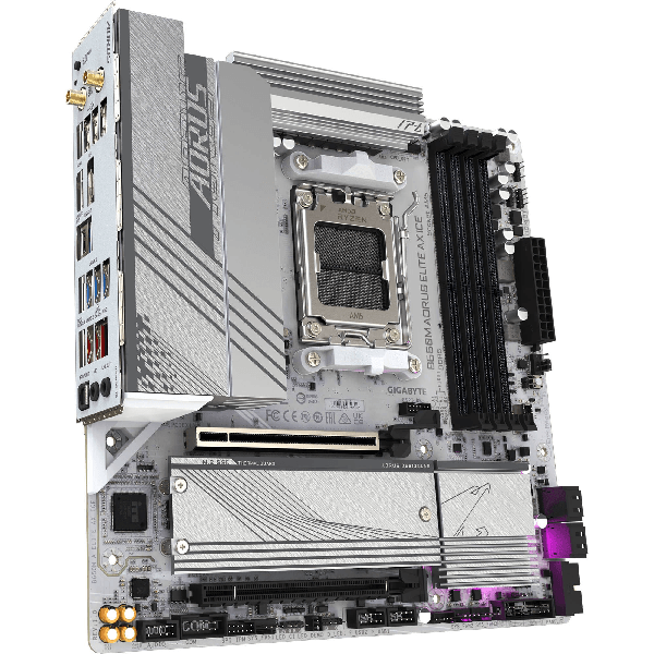 Motherboard Gigabyte B650M A ELITE AX ICE, AM5, DDR5, 256GB