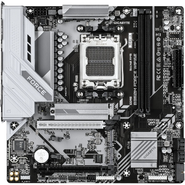 Motherboard Gigabyte B850M FORCE WF6E, AM5, DDR5, 128GB