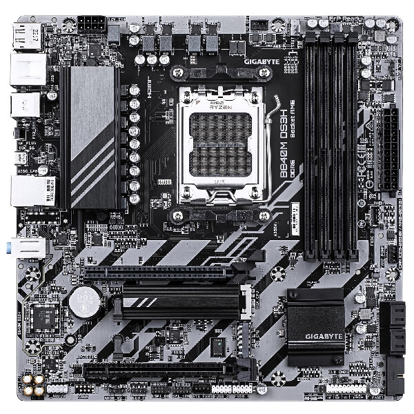 Motherboard Gigabyte B840M DS3H, AM5, DDR5, 256GB