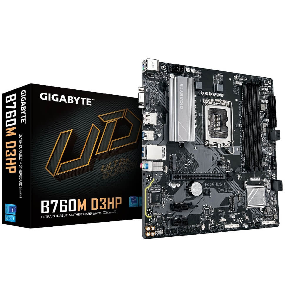 Motherboard Gigabyte B760M D3HP, LGA1700, DDR5, 256GB