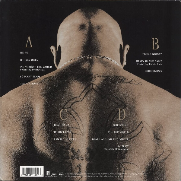 ვინილი 2Pac - Me Against The World