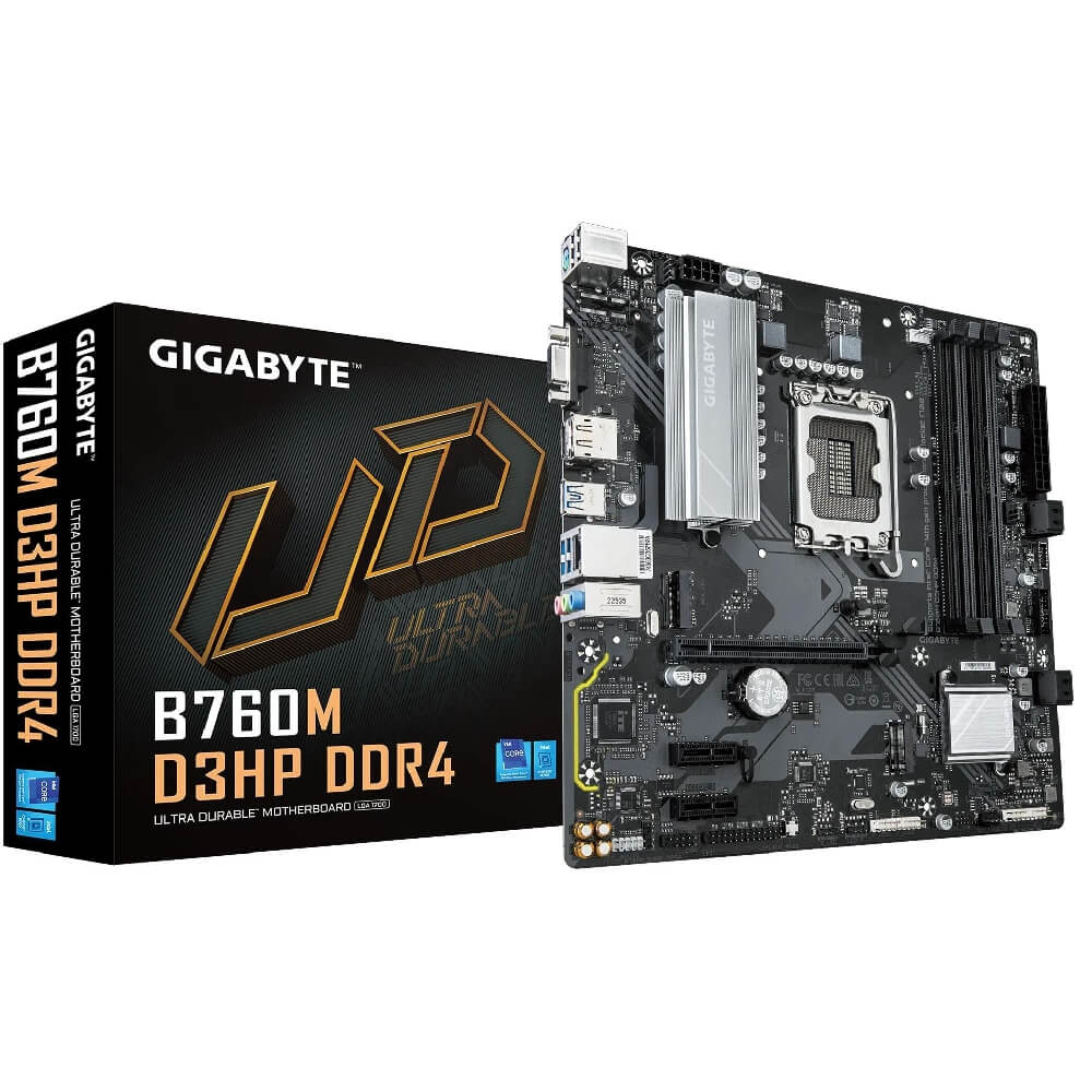 Motherboard Gigabyte B760M D3HP DDR4, LGA1700, DDR4, 128GB