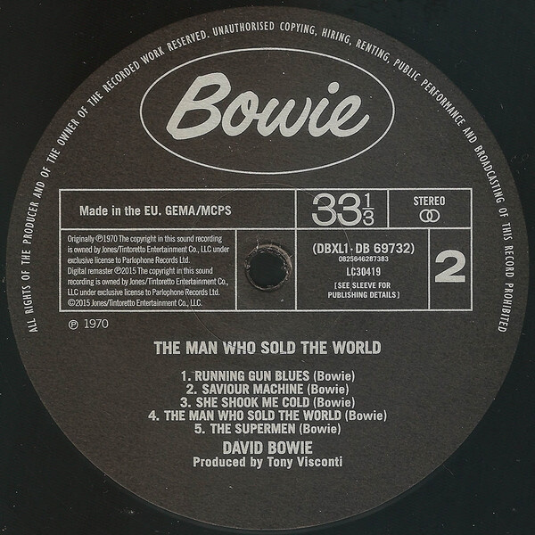 ვინილი David Bowie - Man Who Sold The World