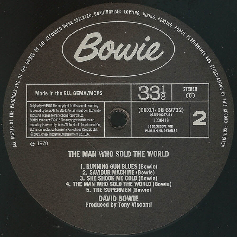 Vinyl David Bowie - Man Who Sold The World
