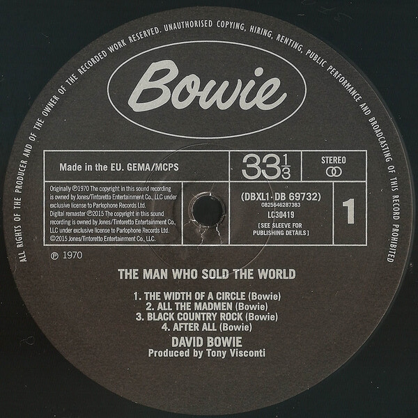 ვინილი David Bowie - Man Who Sold The World