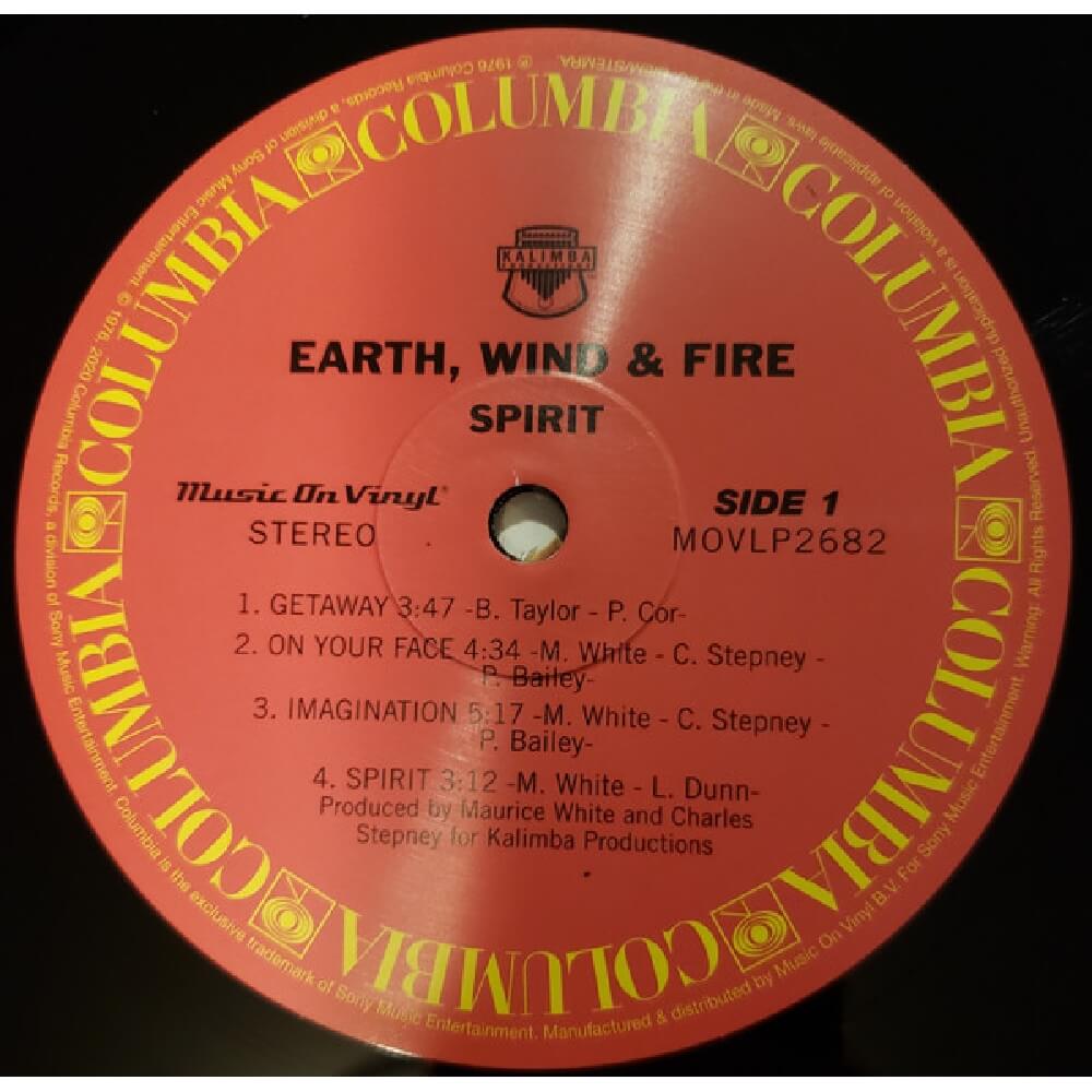 Vinyl Earth, Wind & Fire - Spirit