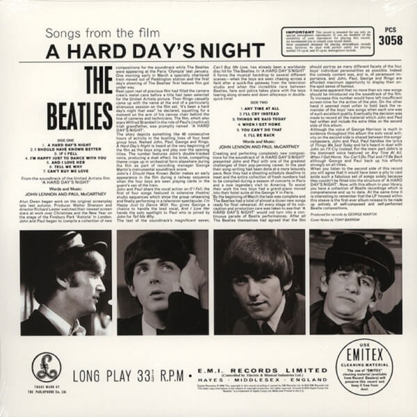 ვინილი Beatles - A Hard Day'S Night
