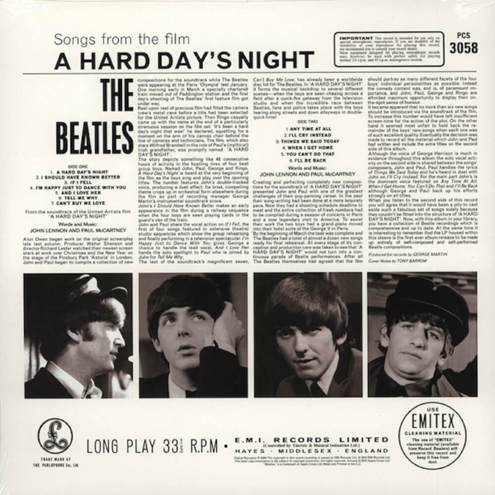 Vinyl Beatles - A Hard Day'S Night
