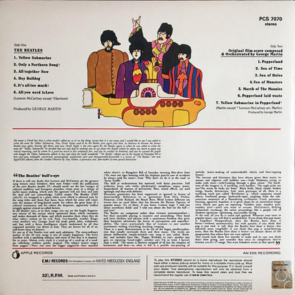Vinyl Beatles - Yellow Submarine