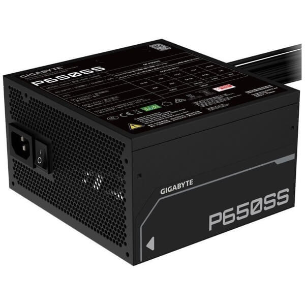 Power Supply Gigabyte GP-P650SS, 650W, 80 Plus Silver, Black