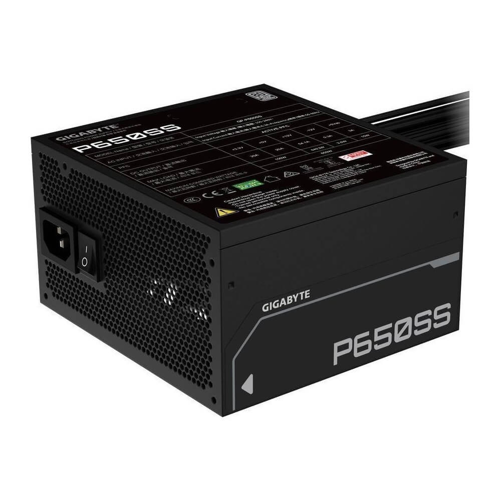 Power Supply Gigabyte GP-P650SS, 650W, 80 Plus Silver, Black