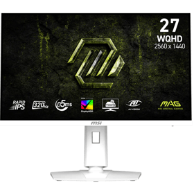 მონიტორი MSI 9S6-3CE49H-028 MAG 274QRFW-X32, 27", Monitor, WQHD, IPS, HDMI, DP, White