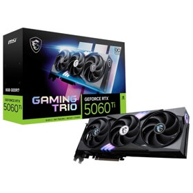 Graphic Card MSI 912-V536-004 GAMING TRIO OC, GeForce RTX5060Ti, 8GB, 128bit, HDMI, DP, Black