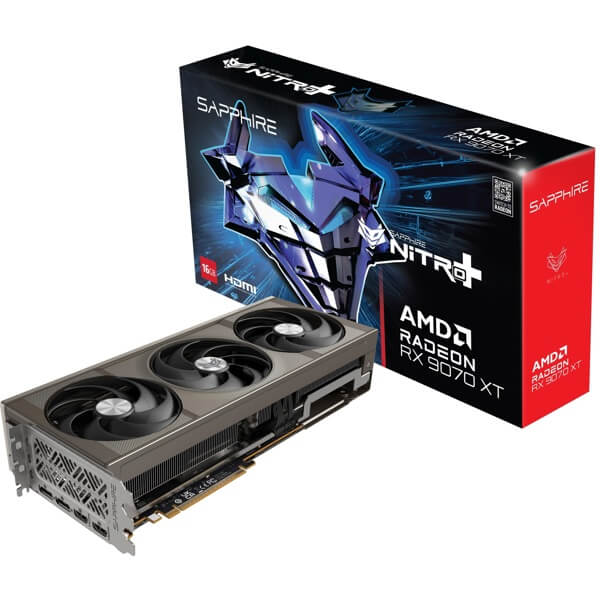 Graphic Card Sapphire 11348-01-20G NITRO+ GAMING OC, Radeon RX9070XT, 16GB, 256bit, HDMI, DP, Gold