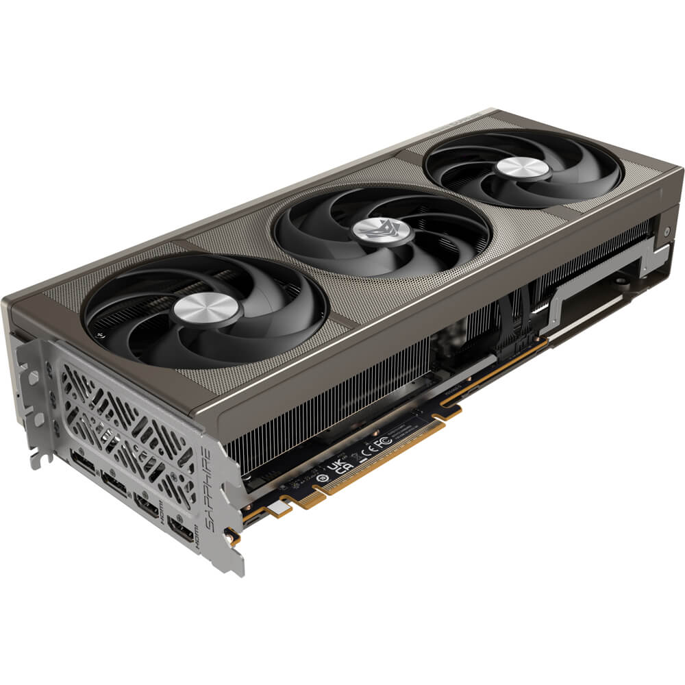 ვიდეო დაფა Sapphire 11348-01-20G NITRO+ GAMING OC, Radeon RX9070XT, 16GB, 256bit, HDMI, DP, Gold
