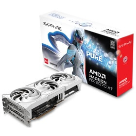 Graphic Card Sapphire 11348-02-20G PURE GAMING OC, Radeon RX9070XT, 16GB, 256bit, HDMI, DP, White