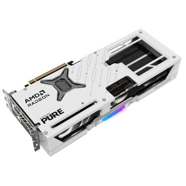 Graphic Card Sapphire 11348-02-20G PURE GAMING OC, Radeon RX9070XT, 16GB, 256bit, HDMI, DP, White