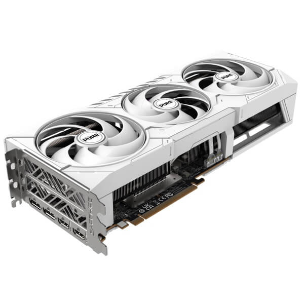 Graphic Card Sapphire 11348-02-20G PURE GAMING OC, Radeon RX9070XT, 16GB, 256bit, HDMI, DP, White
