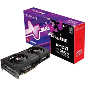 Graphic Card Sapphire 11349-03-20G PULSE GAMING OC, Radeon RX9070, 16GB, 256bit, HDMI, DP, Black