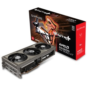 Graphic Card Sapphire 11350-01-20G NITRO+ GAMING OC, Radeon RX9060XT, 16GB, 128bit, HDMI, DP, Black