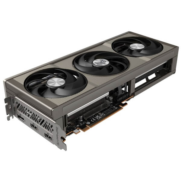 Graphic Card Sapphire 11350-01-20G NITRO+ GAMING OC, Radeon RX9060XT, 16GB, 128bit, HDMI, DP, Black
