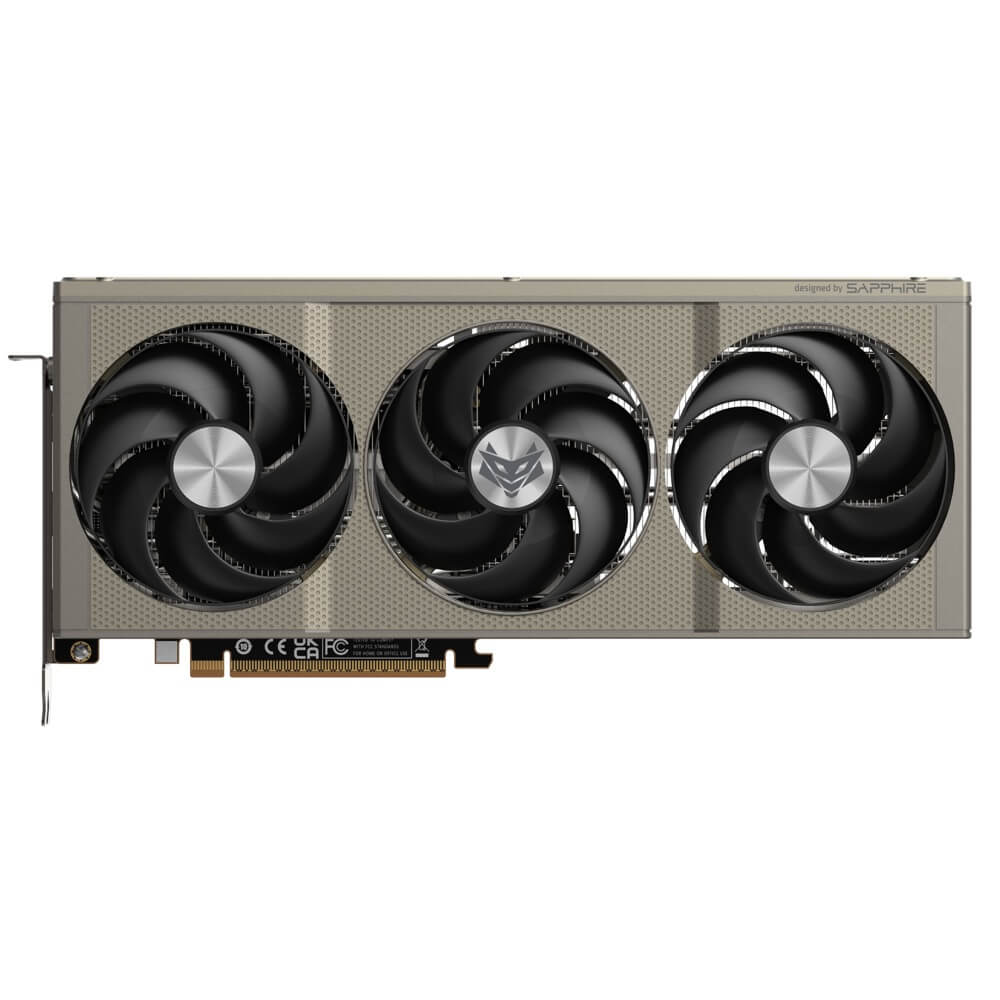 Graphic Card Sapphire 11350-01-20G NITRO+ GAMING OC, Radeon RX9060XT, 16GB, 128bit, HDMI, DP, Black
