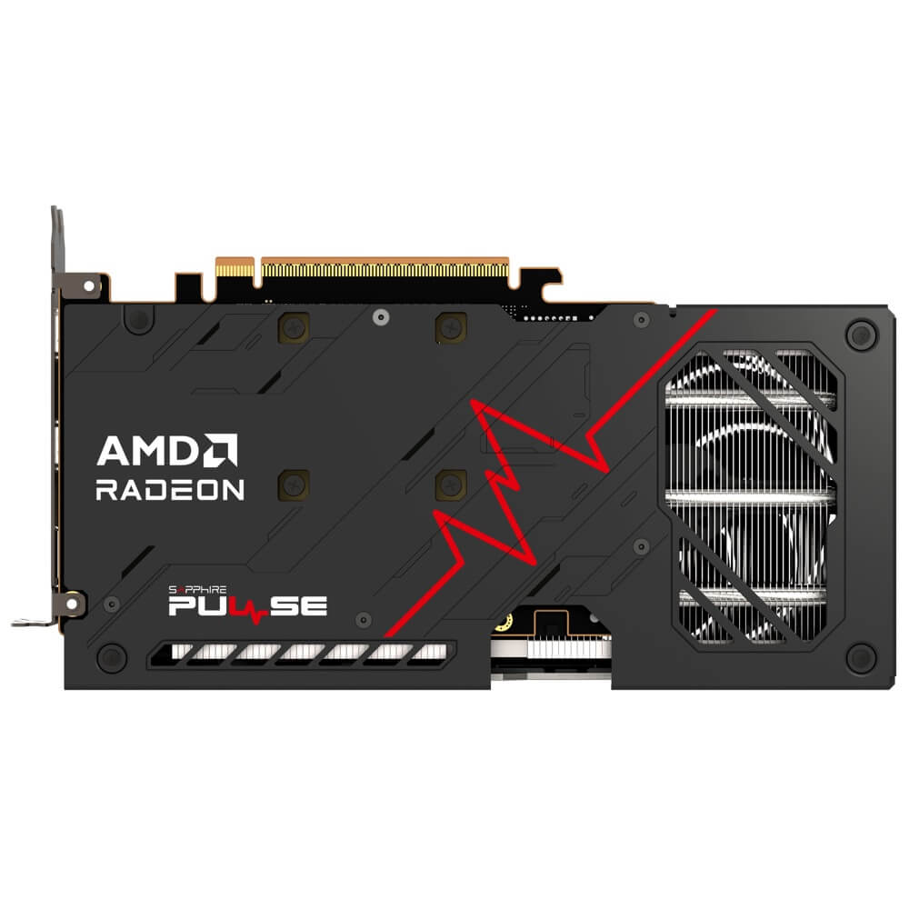 ვიდეო დაფა Sapphire 11350-03-20G PULSE GAMING OC, Radeon RX9060XT, 16GB, 128bit, HDMI, DP, Black