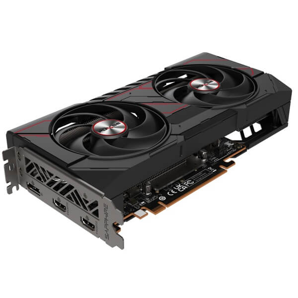 Graphic Card Sapphire 11350-03-20G PULSE GAMING OC, Radeon RX9060XT, 16GB, 128bit, HDMI, DP, Black