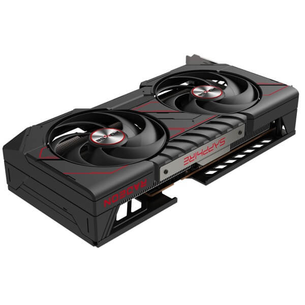 Graphic Card Sapphire 11350-03-20G PULSE GAMING OC, Radeon RX9060XT, 16GB, 128bit, HDMI, DP, Black