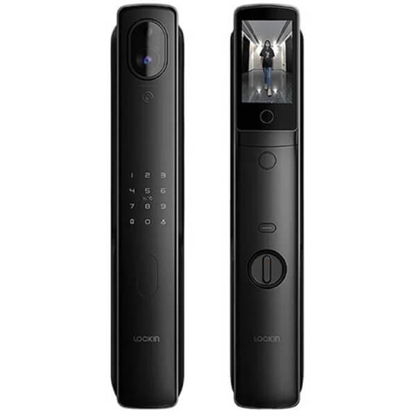 Smart Door Lock With Door Viewer Lockin S50M Pro, Black