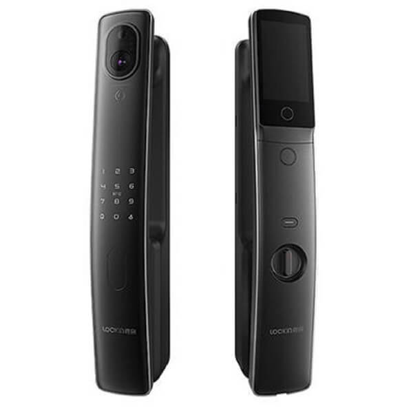 Smart Door Lock With Door Viewer Lockin S50M Pro, Black