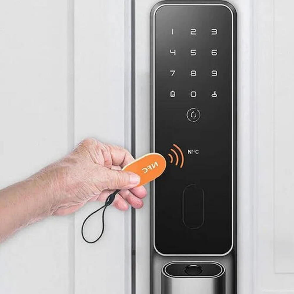 კარის ჭკვიანი საკეტი Lockin SV40, Full Auto-matic Smart Door Lock, Black/Silver