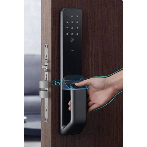 Full Auto-matic Smart Door Lock Lockin SV40, Black/Silver