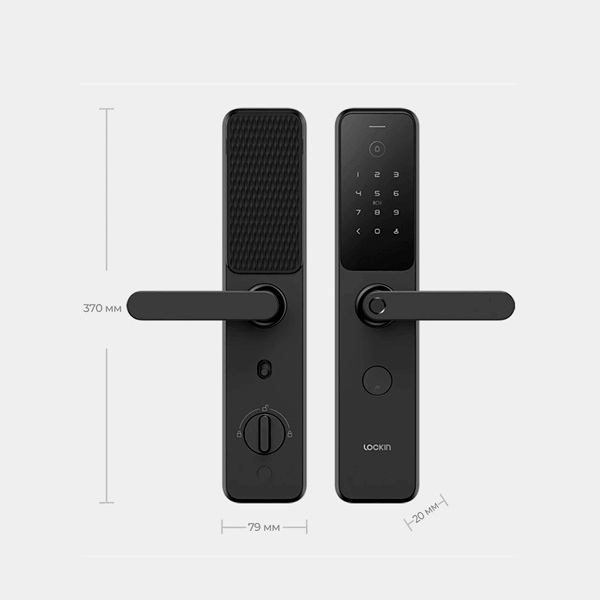 Smart Door Lock Lockin X9, Black