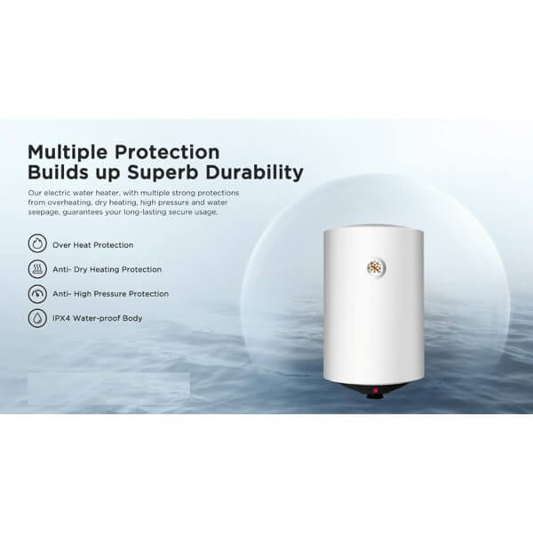 Electric Water Heater Beko BWH 8020 W, 2000W, 80L, White